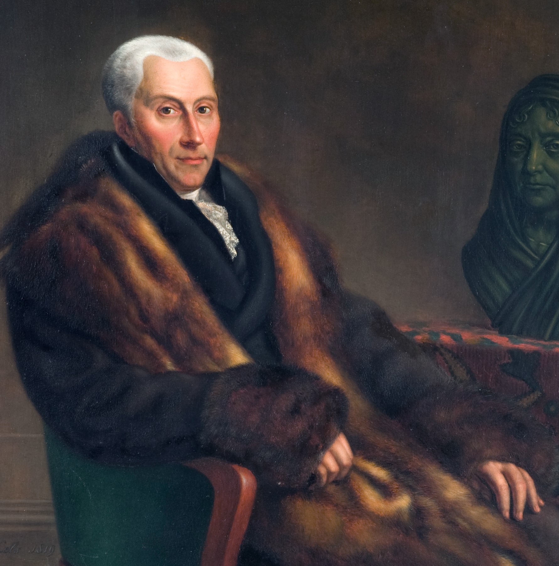 Schilderij van Gijsbert Karel graaf van Hogendorp, orangist en medeopsteller van de Grondwet van 1815.