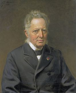 Portret van Jan Heemskerk Abrahamszoon, minister-president van Nederland.