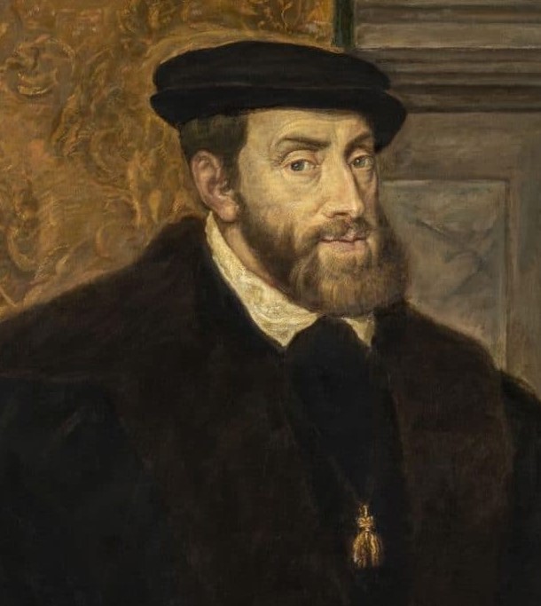 Portret van Keizer Karel V (1500-1558), die in de ordonnantie op de hoogheemraadschappen de cumulatie van functies verbood.